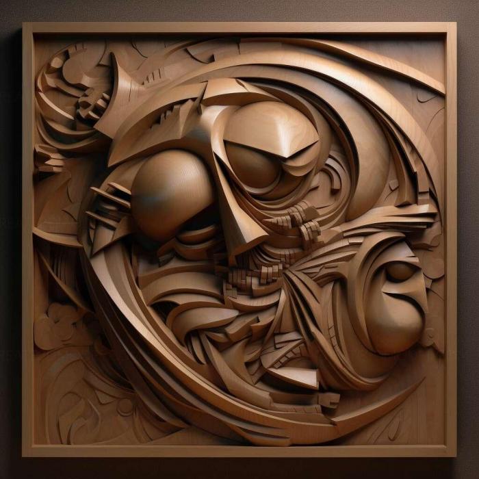 نموذج ثلاثي الأبعاد لآلة CNC 3D Art 